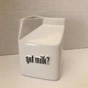 Got Milk? Half Pint White Coffee Creamer 1999 Retired At Home International